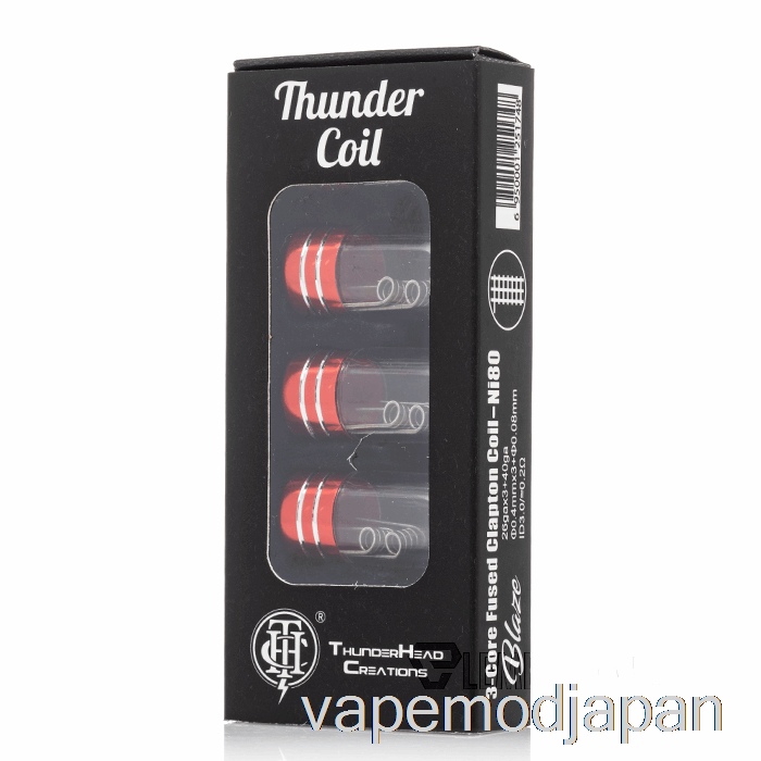 VAPE MOD Thunderhead Creations 事前構築済みサンダー コイル 3 コア融合クラプトン コイル